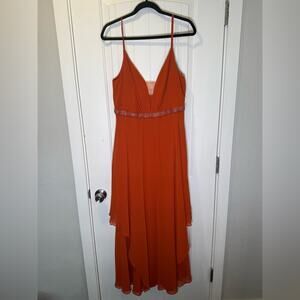 Ever Pretty Orange Embellished Formal Dress size 14